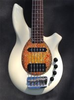 Music Man Bongo 5SH with FireBurst Gold Crackle Sparkle Pickguard.jpg